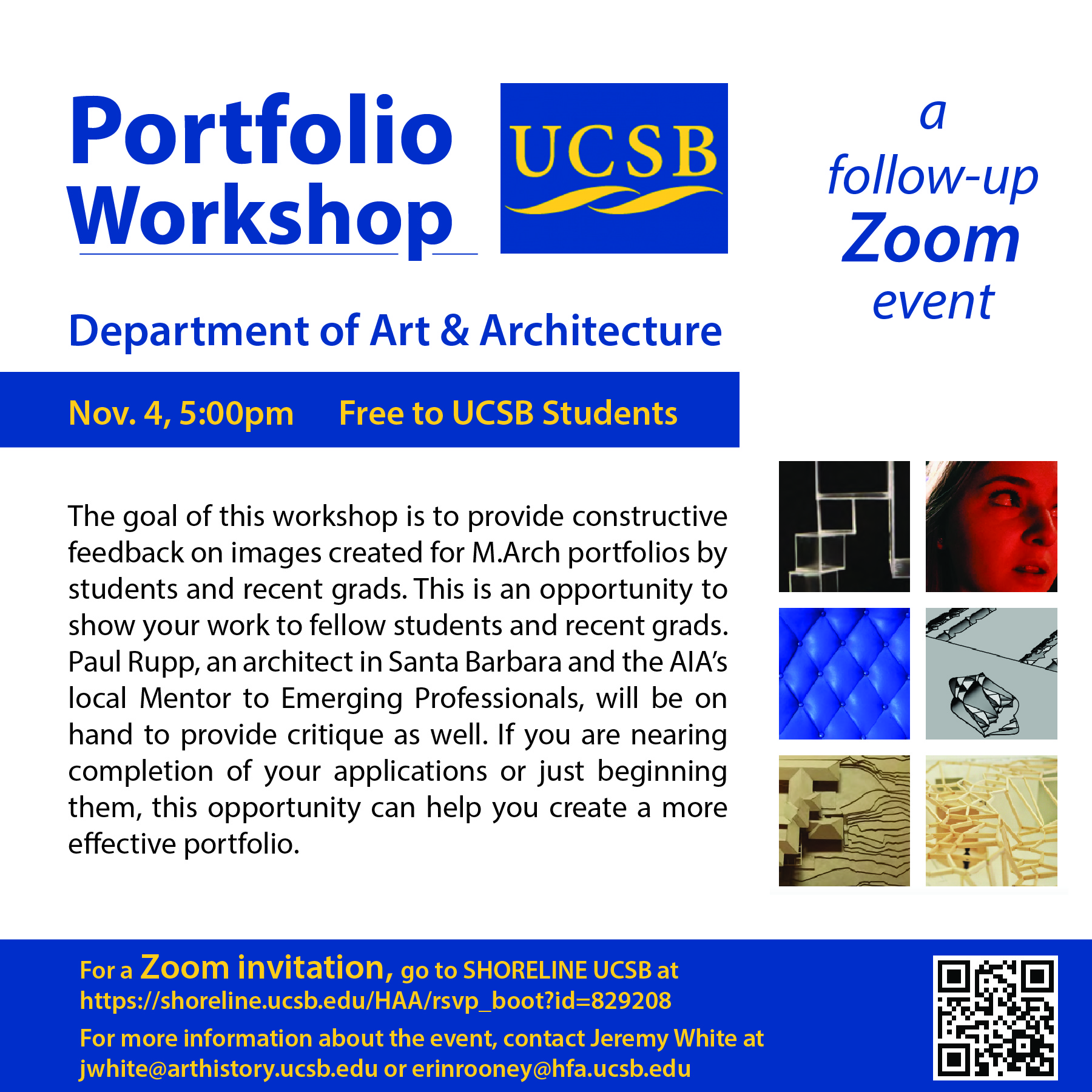 Architecture Portfolio Workshop 2020 Follow Up