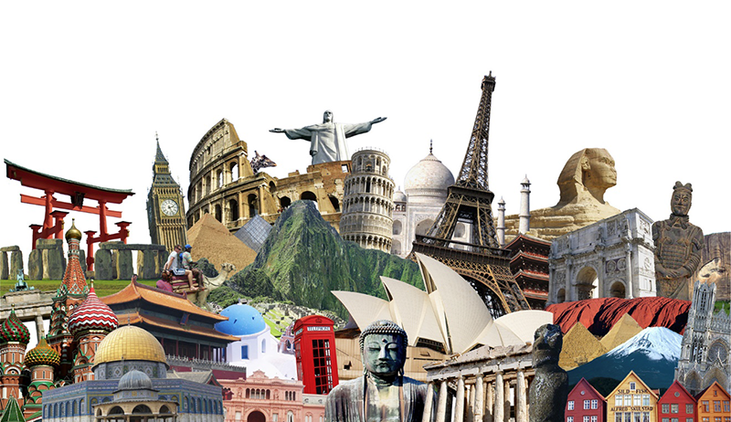 Image of art and architectural works from all over the world to promote History of Art & Architecture Study Abroad Presentation: Come and hear about your options from the experts about studying art history abroad, or in Washington D.C.