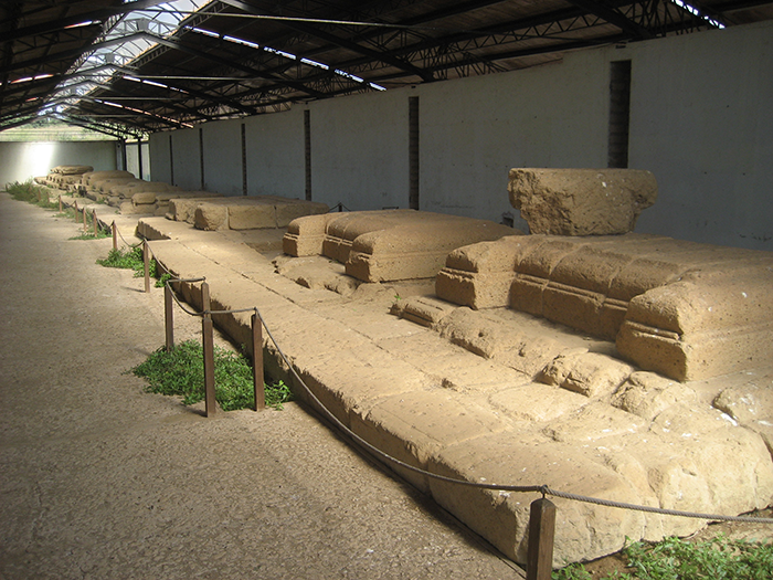 "Sanctuary of the Thirteen Altars, Lavinium" (photo © Claudia Moser)